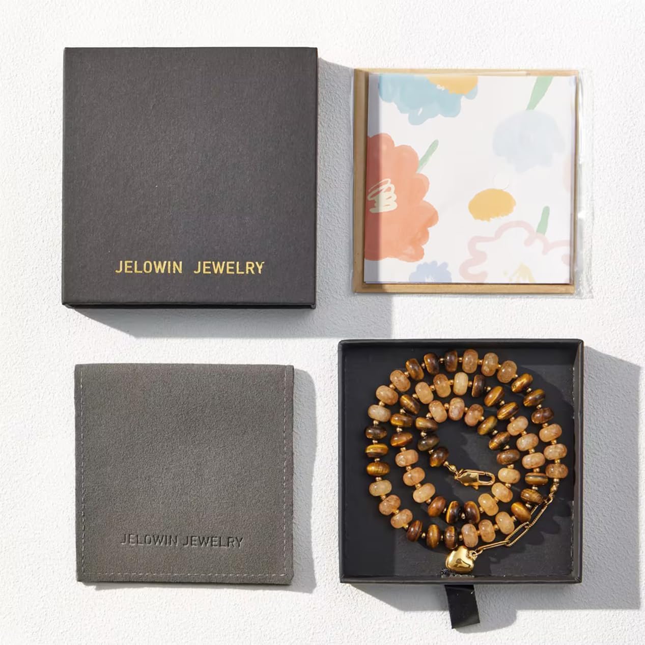 Colorful Beaded Choker Necklace for Women, Handmade Gemstone Necklace with Natural Stone and 18K Gold Plated, Boho Beaded Necklaces for Women Beach Jewelry Gift - Image 6