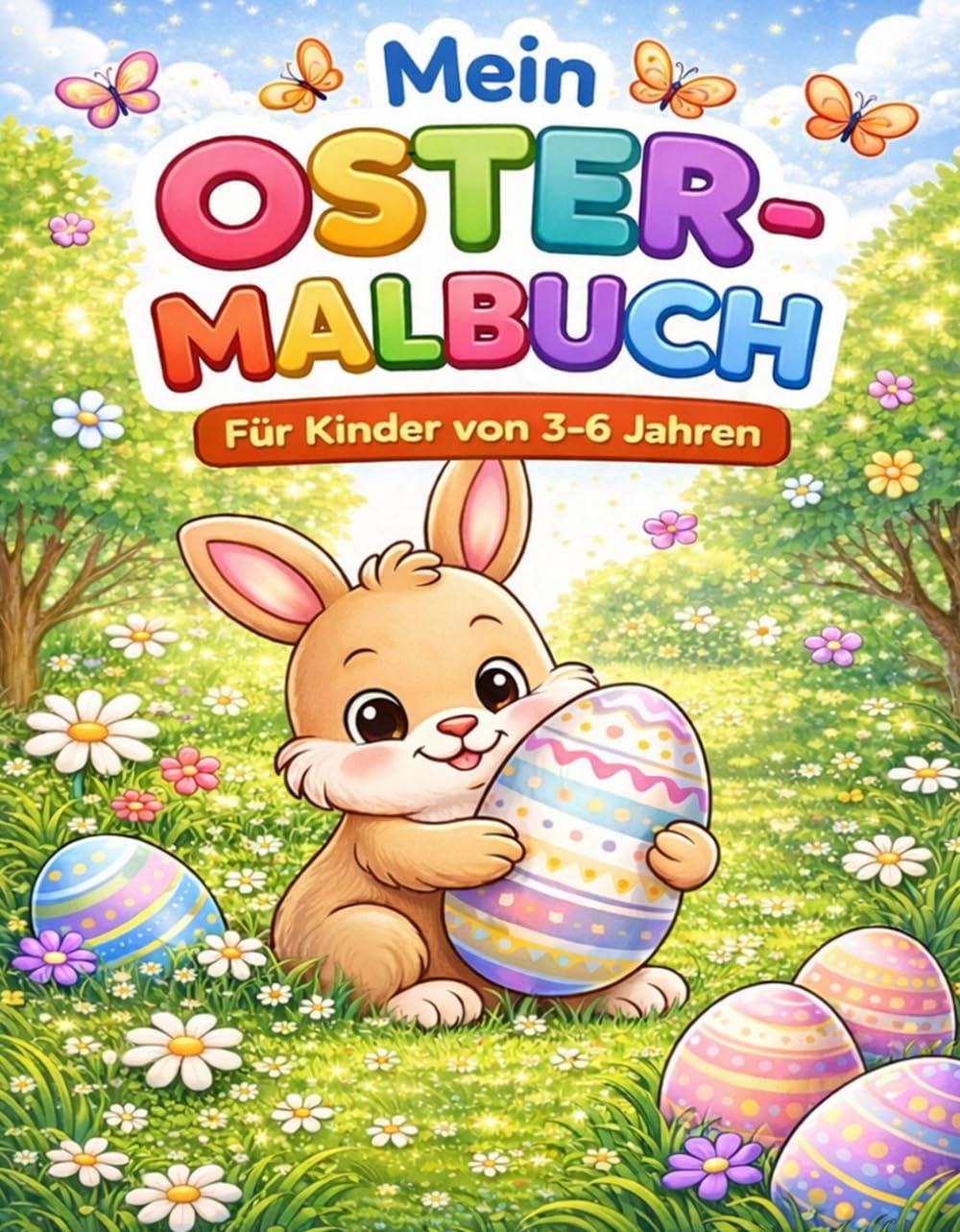 Mein Ostermalbuch: Für Kinder von 3-6 Jahren
