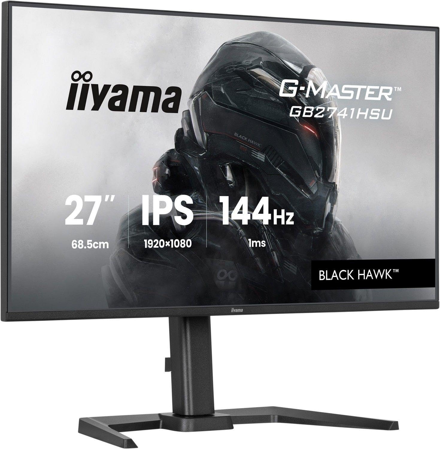 iiyama GB2741HSU-B1-27, IPS, 1920 x 1080/144 Hz, 1H1DP, HAS