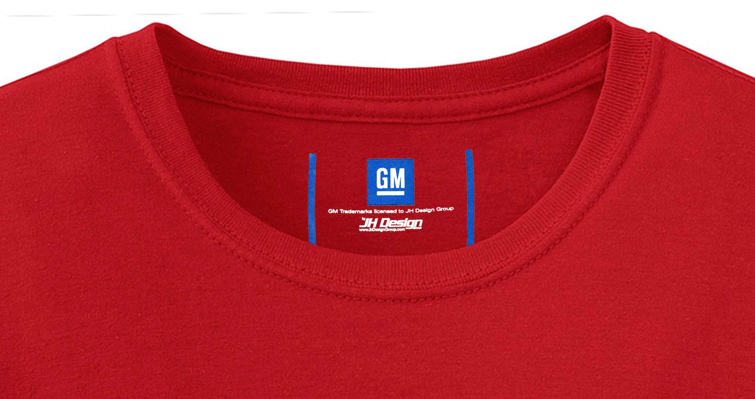 Women's Chevy Corvette C7 Logo T-Shirt – Comfortable Graphic Tee In Black, Red Heather, Gray - View #7