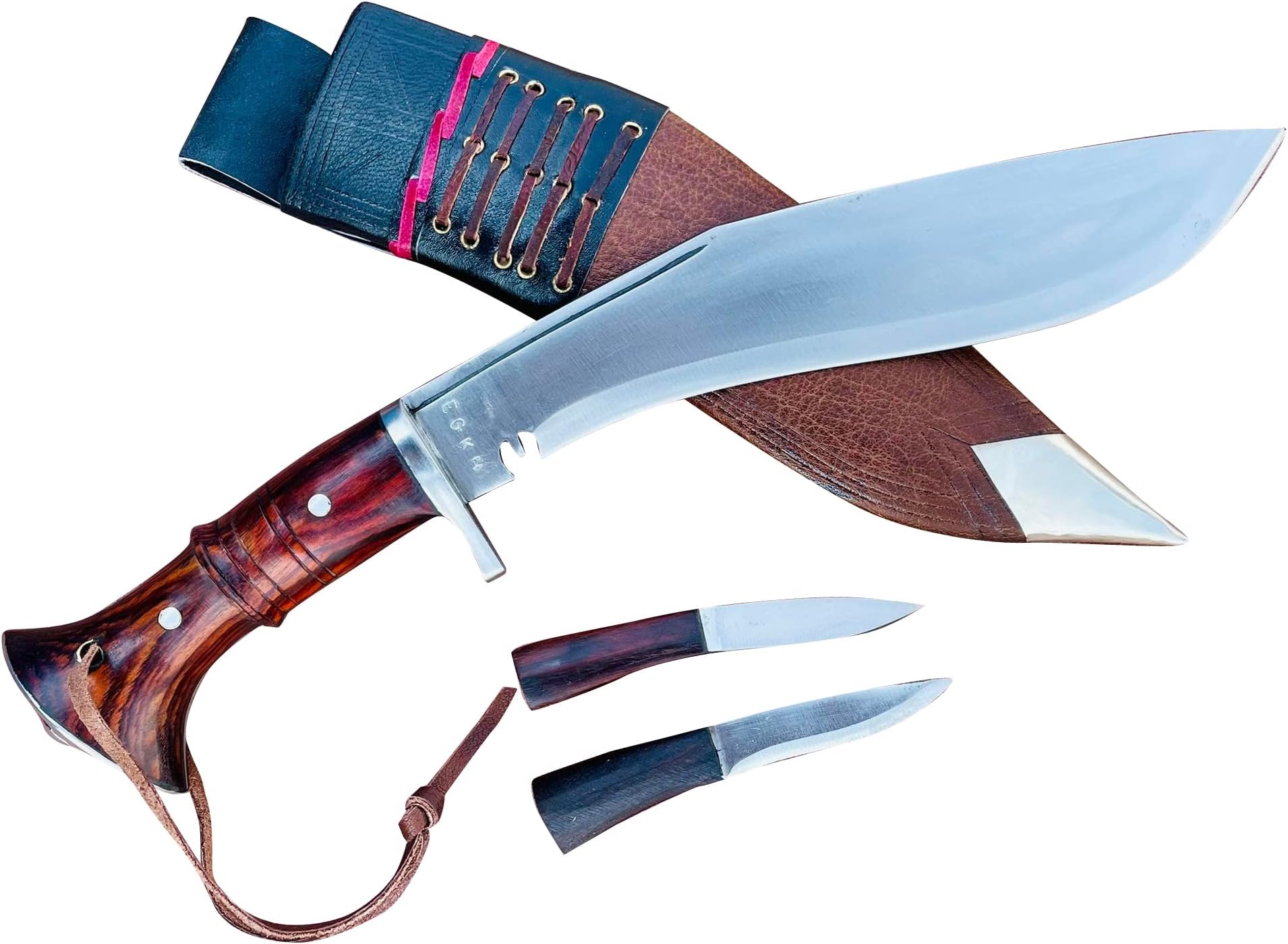 10" Hand Forged Full Tang Blade Service No 1 Guard Kukri, Military Khukuri