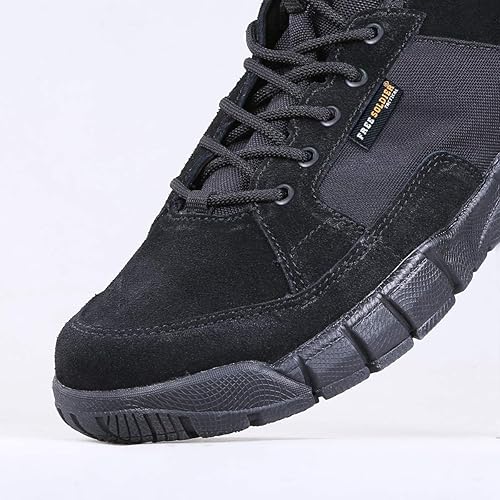 Miniatura 8 de FREE SOLDIER Waterproof Hiking Work Boots Men's Tactical Boots 6 Inches Lightweight Military Boots Breathable Desert Boots