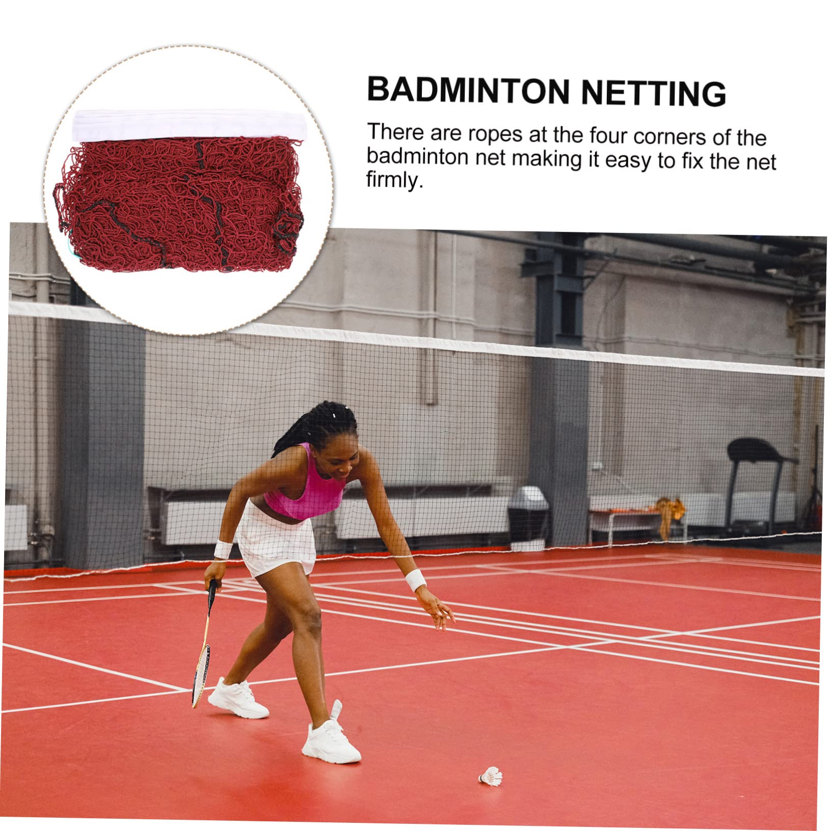 Toddmomy Lightweight Badminton Net Portable Wear-Resistant Outdoor Sports Net for Easy Setup Backyards Parks and Courts Standard Mesh Design for Effortless Play