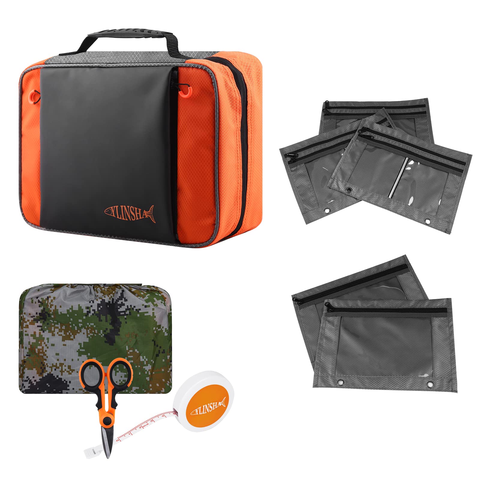 Tackle Binder,Soft bait Organizer,Tackle Storage,Soft Tackle Bag,Replaceable Sleeves, Huge Space Tackling Storage,Waterproof, Saltwater Resistant Fishing Accessory Bag