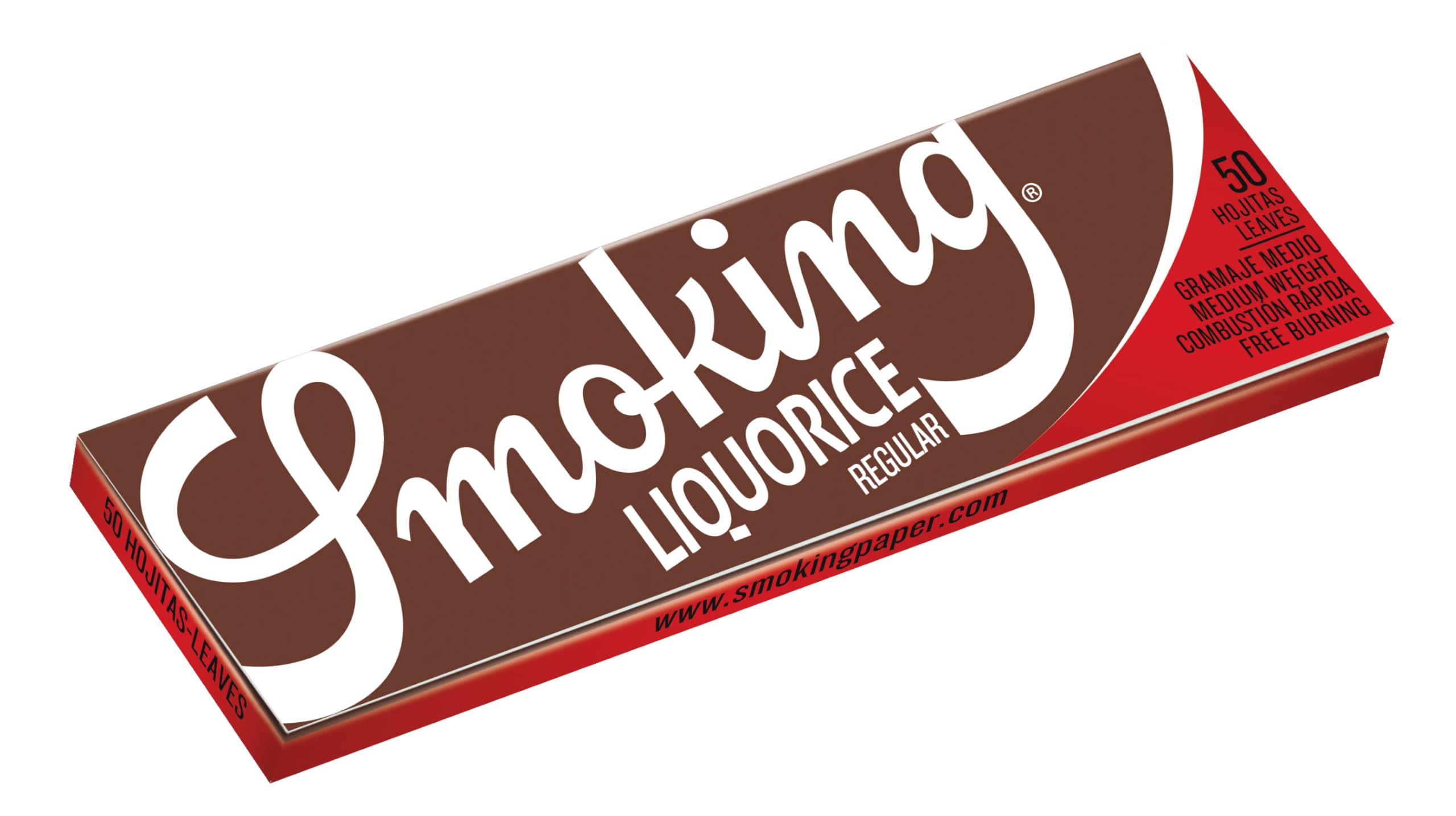 Smoking Liquorice Lakritz kurzes Zigarettenpapier Regular Papers 3 Boxen (150x)