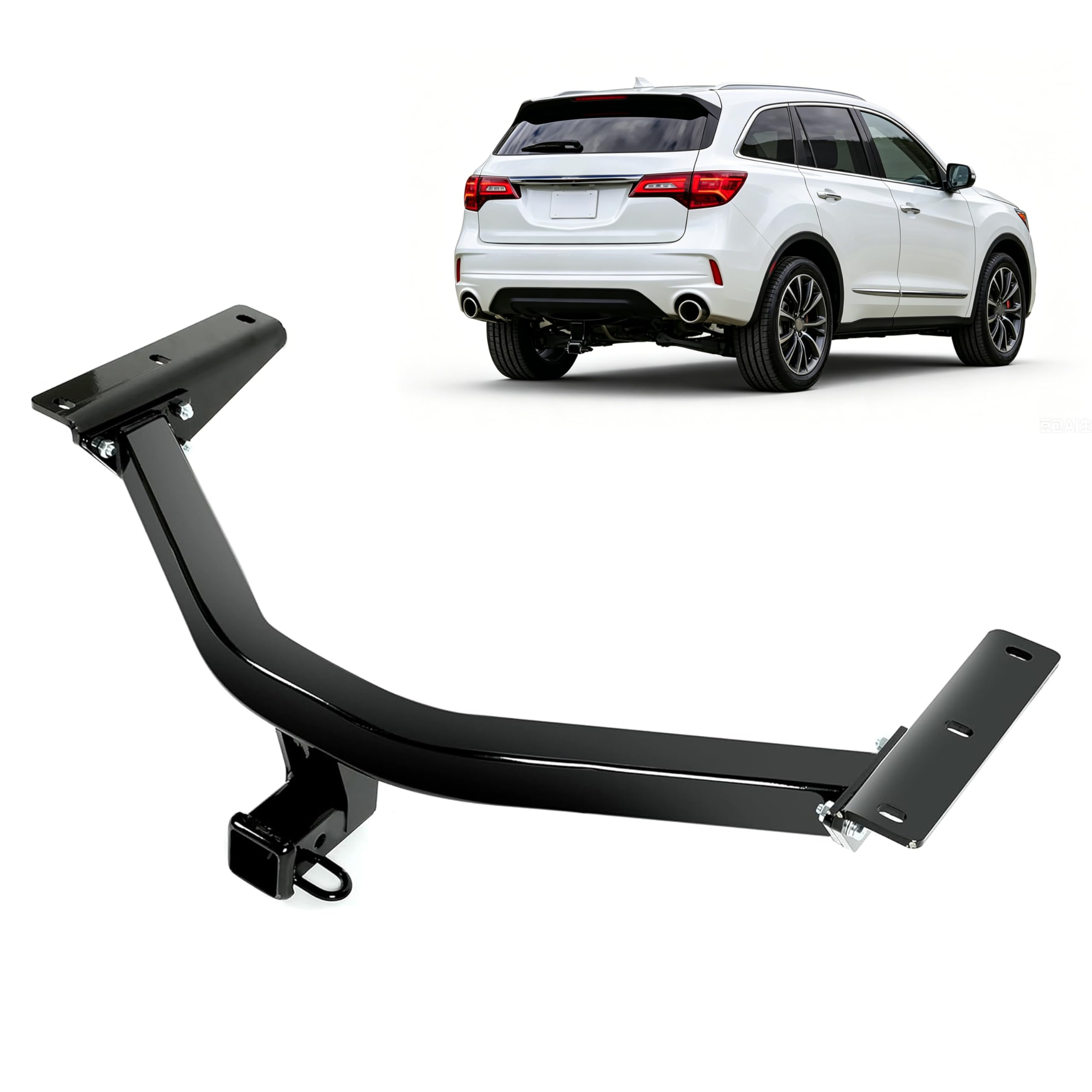 Photo 1 of **minor scrape damage**ECOTRIC Class 3 Tow Trailer Hitch 2" Compatible with 2014-2020 Acura MDX 2016-2022 Honda Pilot Replace for 13146 Powder Coated Heavy Duty Steel
