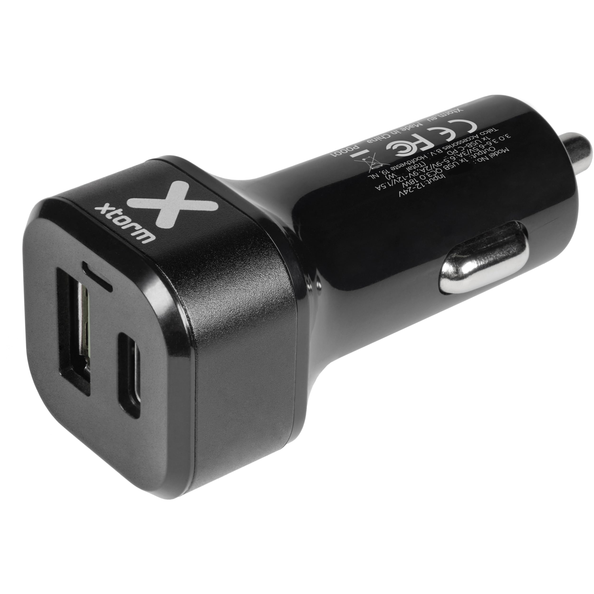 XTORM Ładowarka samochodowa PRO (48 W) czarna