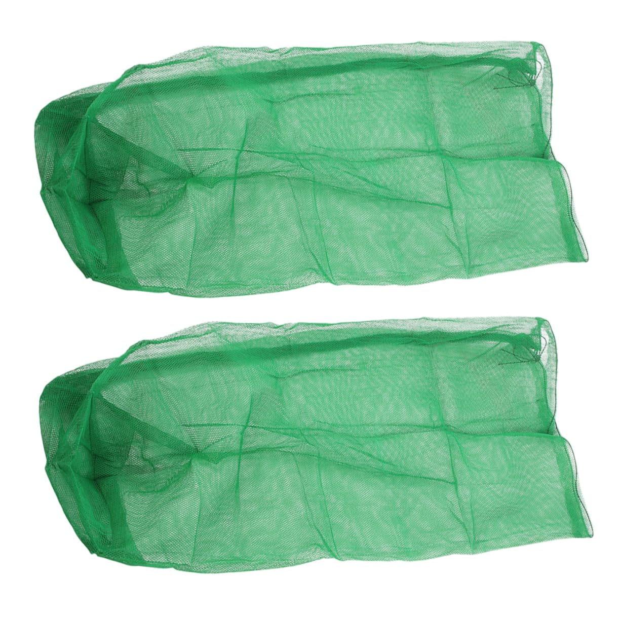 GOOHOCHY 2pcs Fishing Net Bag Portable Nylon Storage Cage with Drawstring Mesh for Catching Fish Efficient Fine Mesh for Freshness for Anglers and Outdoor Enthusiasts