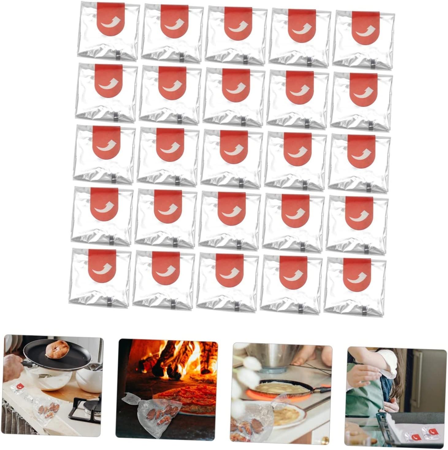 100pcs Heat Resistant Roast Bags Cooking Oven Bags for Chicken Microwave Grill Odorless Food-safe Baking Tool