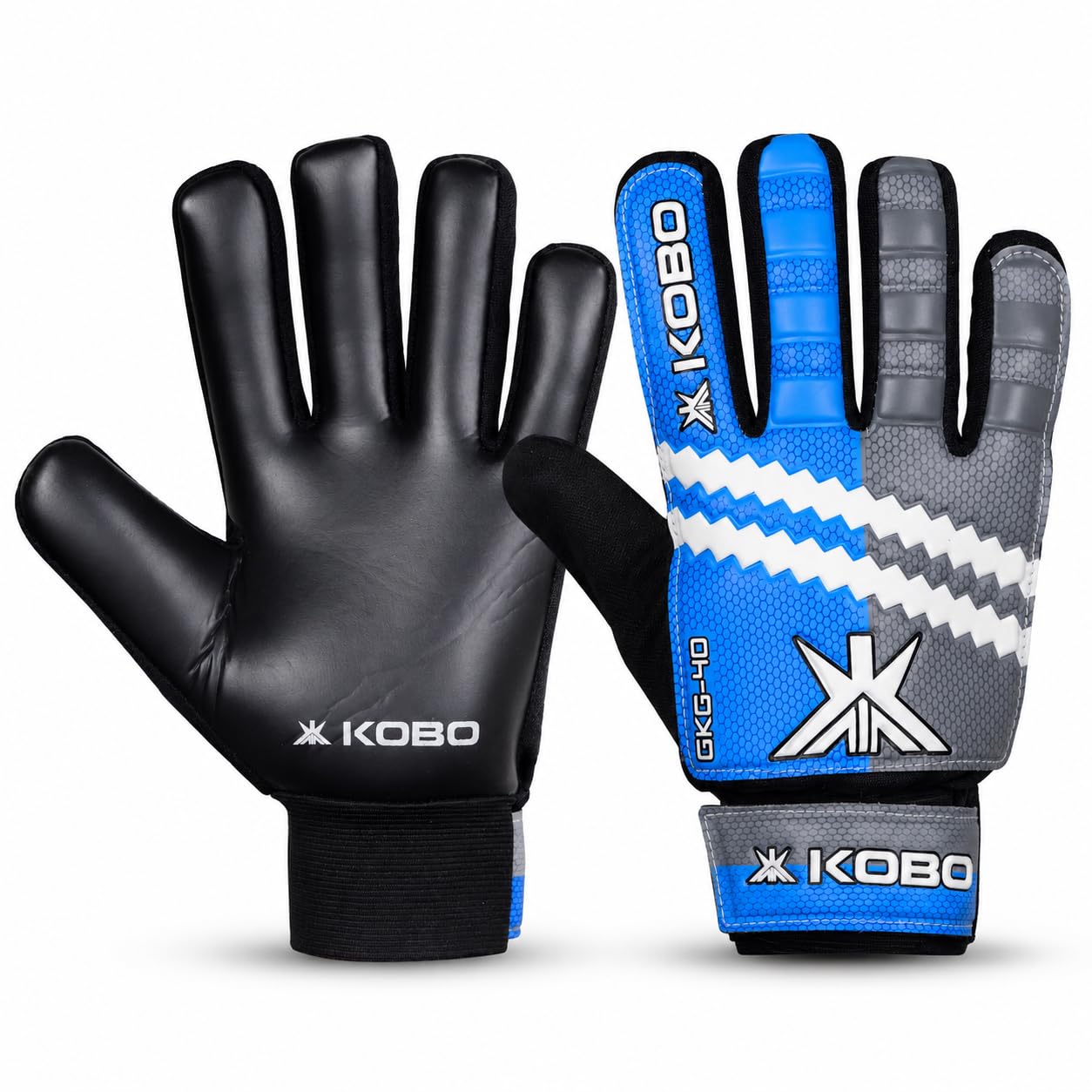 Kobo GKG-40 Football Soccer Goalkeeper Practice/Training Gloves for Men, Boys & Kids with 4mm Latex Palm (5.5)-image-31