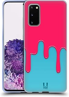 Head Case Designs Cielo Rosado Colapso del Bloque del Color Caso Funda de Gel Suave Compatible con Samsung Galaxy S20 / S20 5G