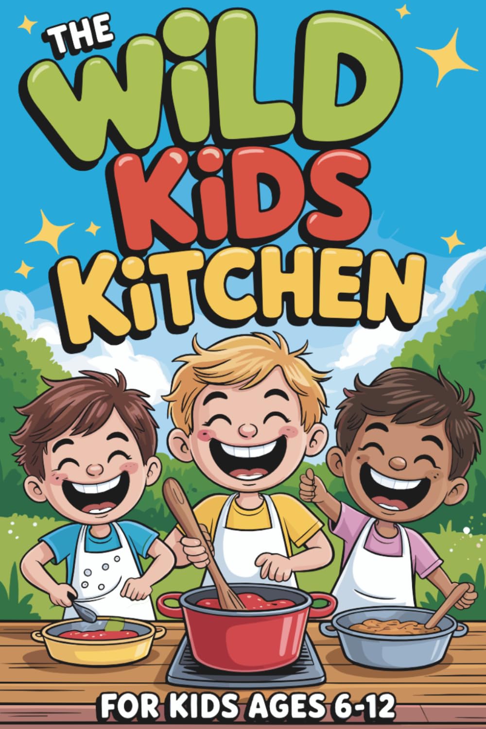 The Wild Kids Kitchen Camping Outdoor Cookbook for Kids: With 30+ Fun Campfire Recipes & Cooking Adventures for Kids Ages 6-12