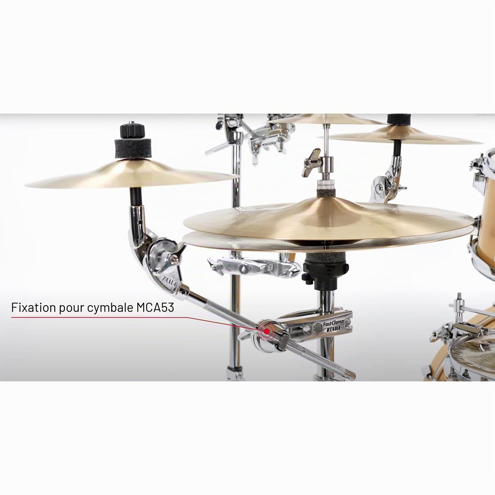Tama MCA53 FastClamp Perchette de cymbale avec clamp, taille S