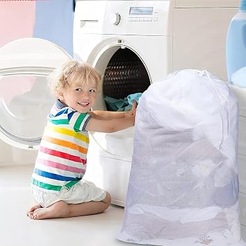 Orret Home Laundry Net: حقيبة غسيل متينة ووقائية ، حماية ممتازة للملابس الدقيقة ، شبكة غسيل ستائر (35 × 45)