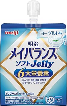 Amazon | メイバランスソフトゼリー ヨーグルト味 125ml 明治 | メイ