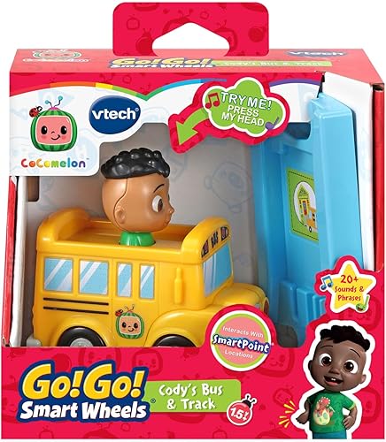 Miniatura 6 de VTech CoComelon Go! Go! Smart Wheels Autobús y pista de Cody