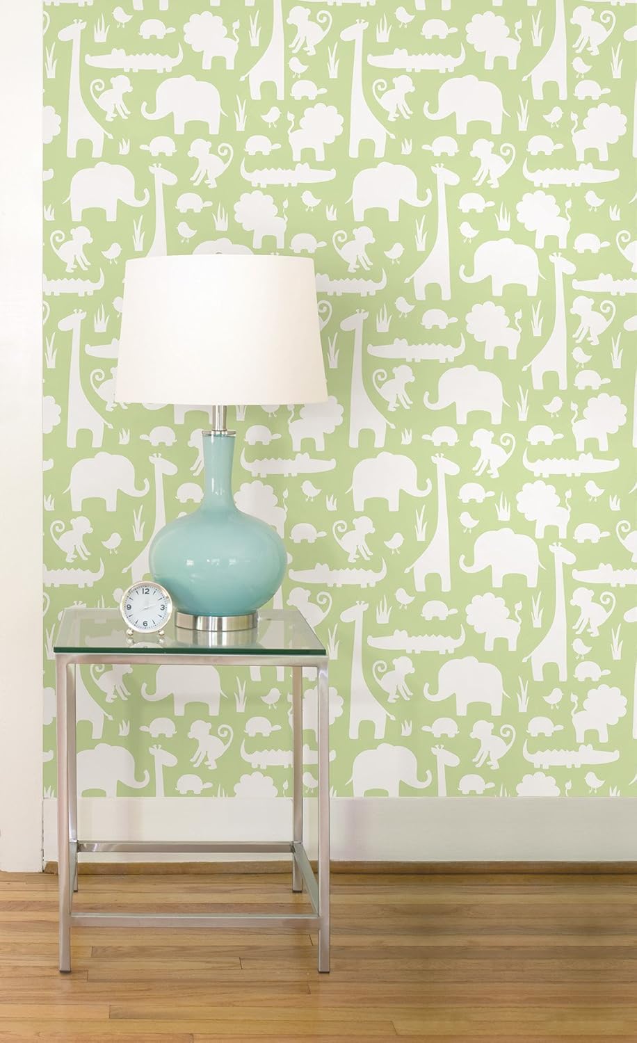 Wallpops NU1392 Green its a Jungle in Here Peel and Stick Wallpaper