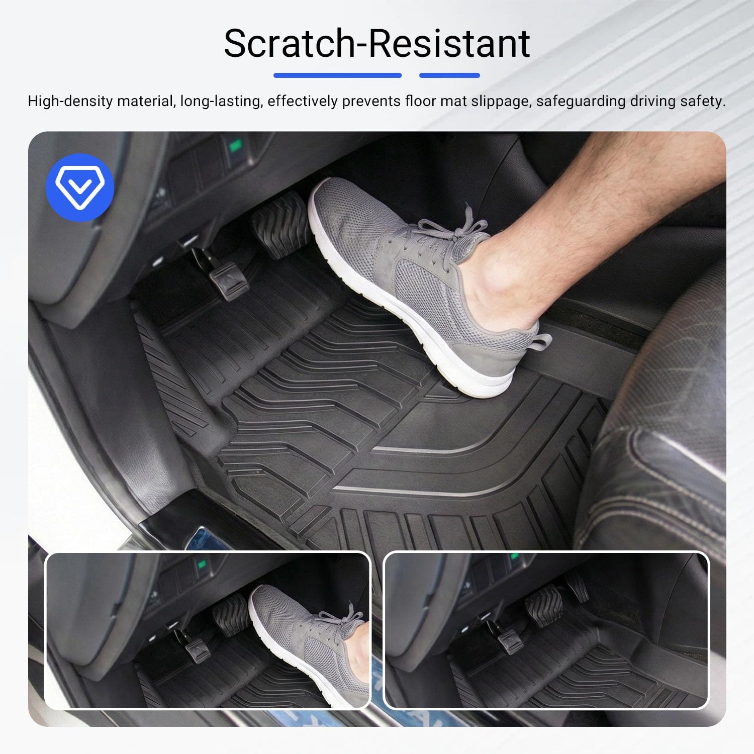 Xipoo Floor Mat Cargo Mat Compatible with 2014-2020 Nissan Rogue Cargo Liner Backrest Trunk Floor Liner Replacement for 2014-2020 Nissan Rogue Accessories
