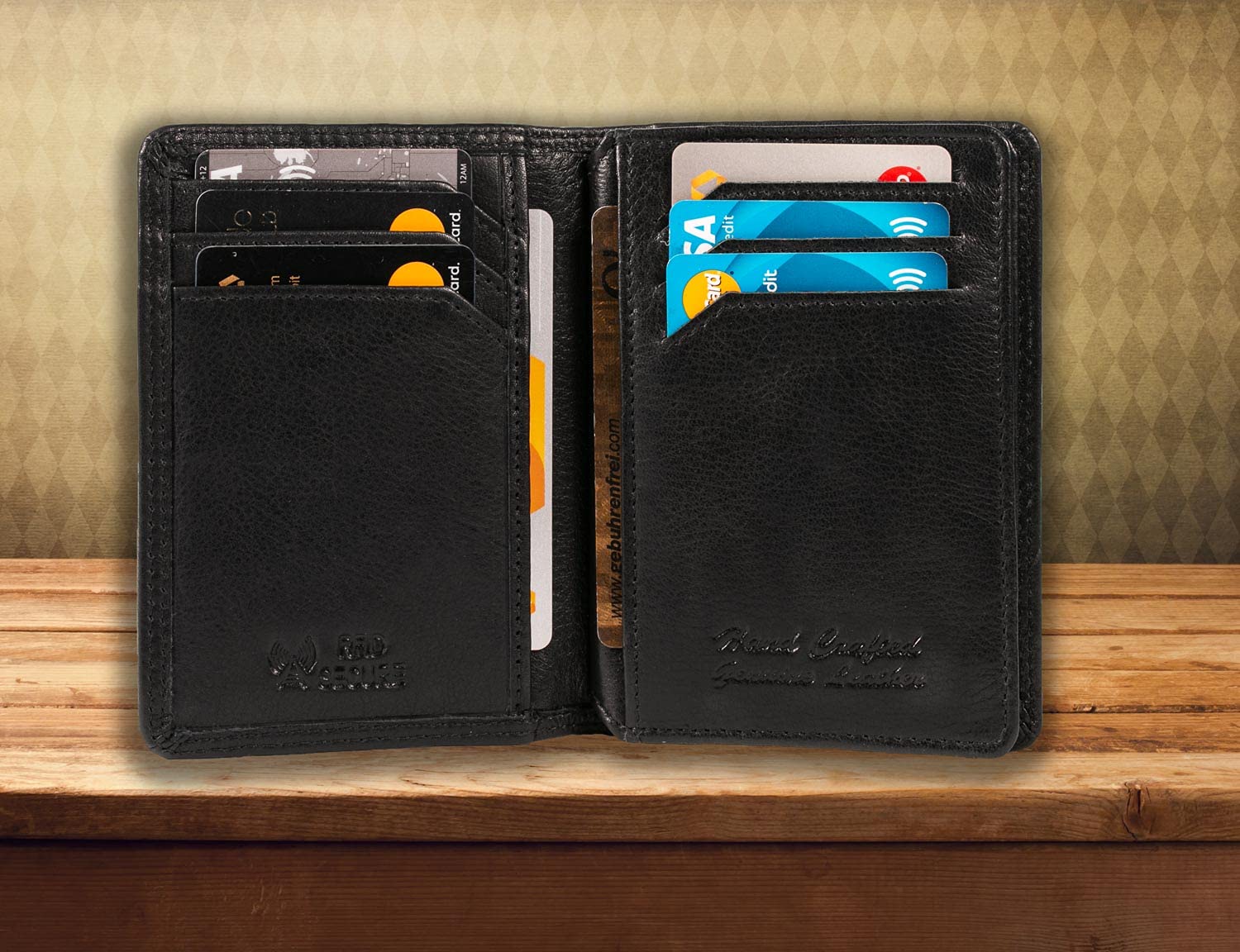 Matador 1010 Étui en Cuir véritable pour Carte de crédit