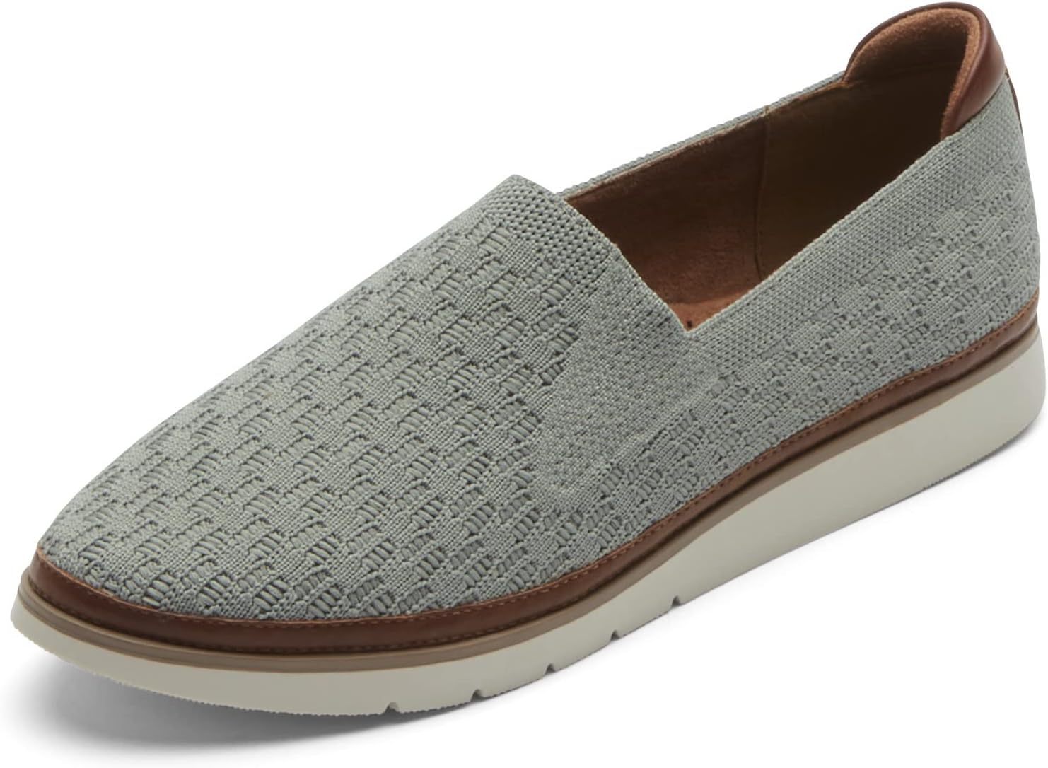 Cobb Hill Women's Camryn Slip Loafer Flat, SAGE Knit, 8