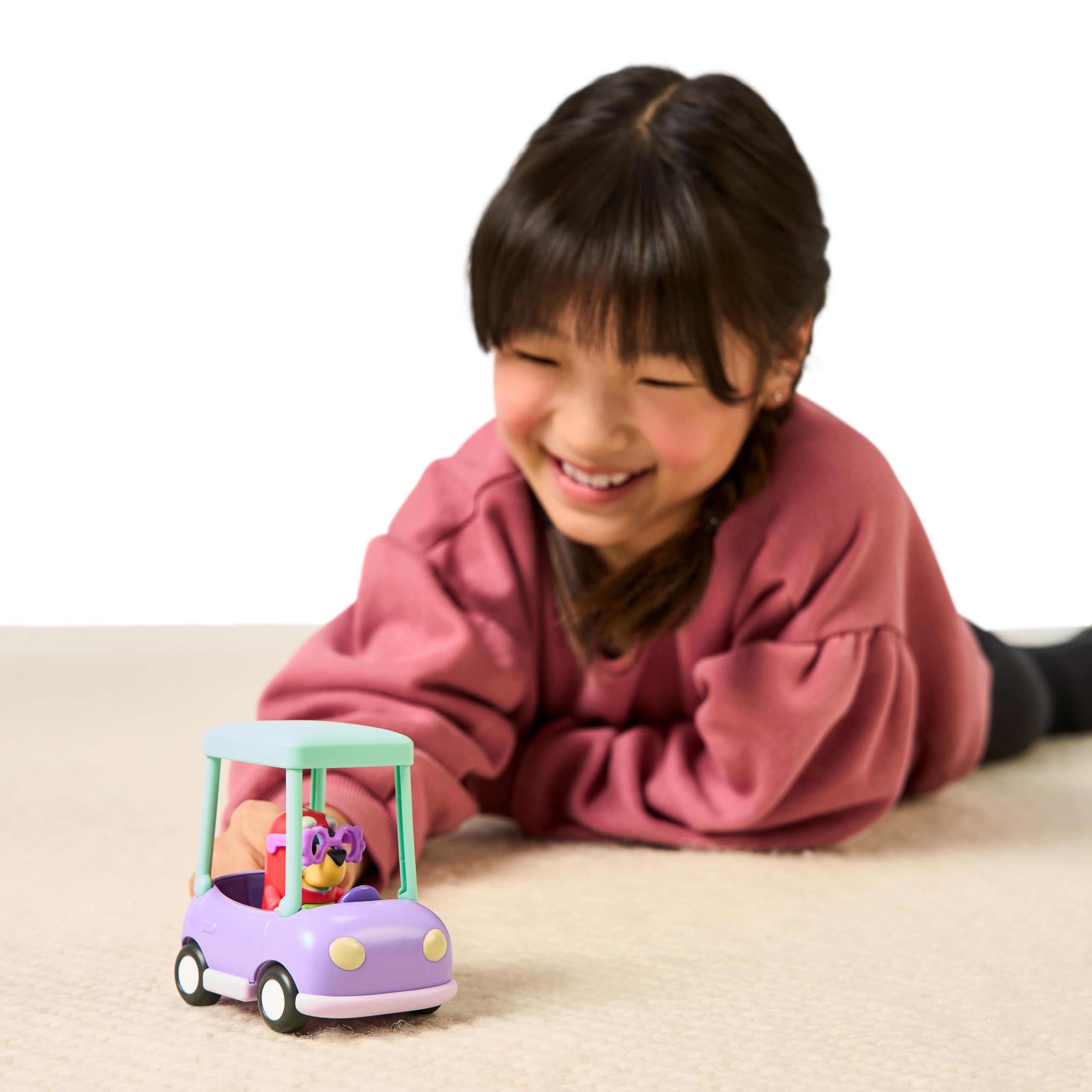 Bluey Hit The Road And Her Friends In This Cute Little Vehicle! Ride Along In Grannies Car with Janet - Image 2