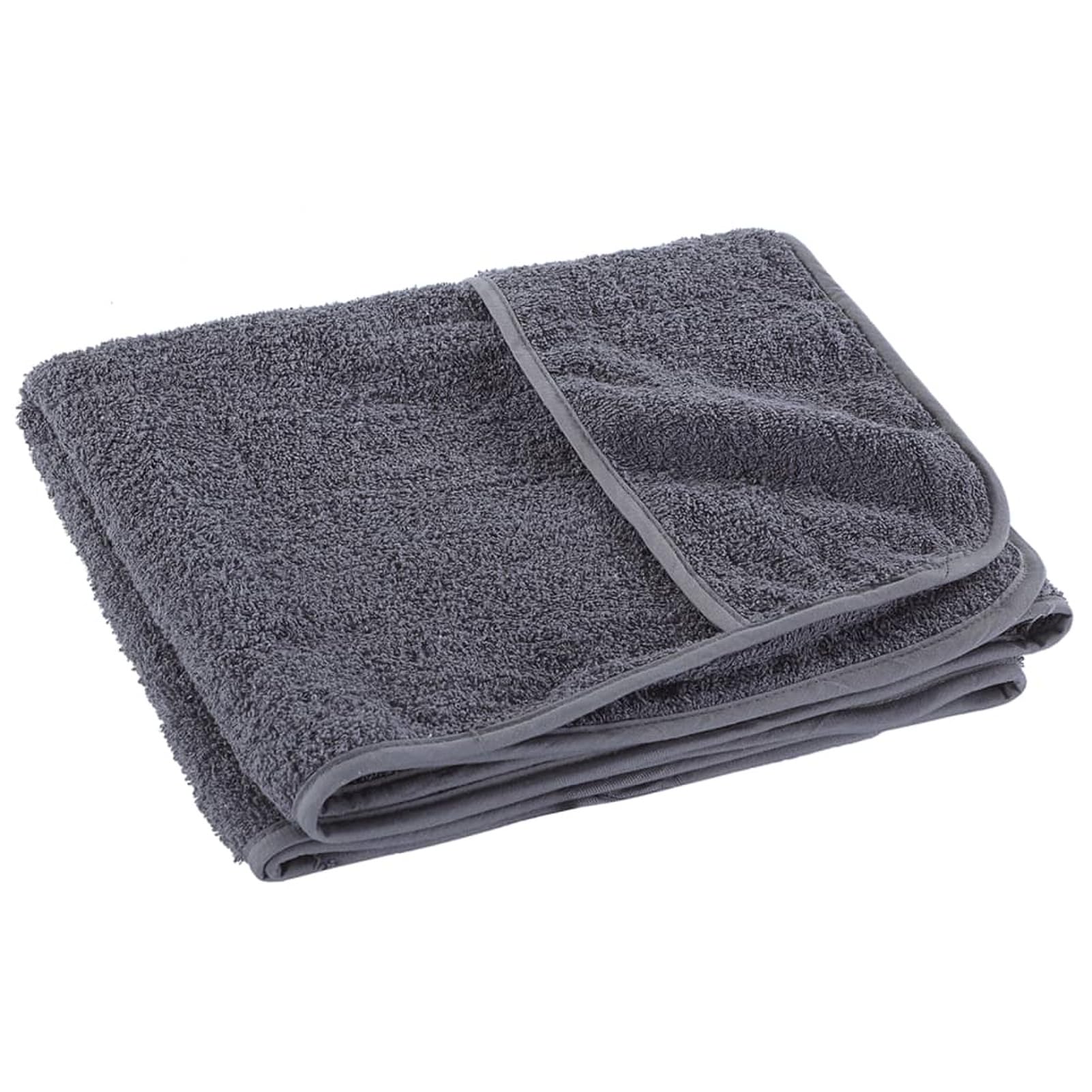 Asciugamani da Spiaggia 2pz Antracite 75x200 cm Tessuto 400 gsm,Telo Mare Microfibra – Leggero,fine e ad Asciugatura Rapida - Asciugamano Microfibra Grande - Telo Mare XXL - 100% Riciclato