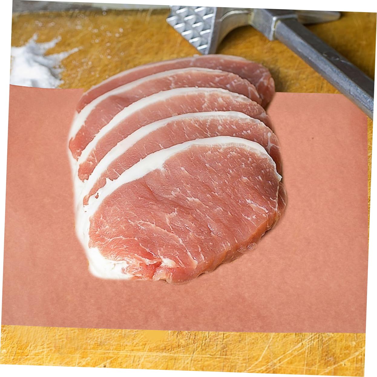 1 Carta Rosa Carta da Forno Antiaderente per Barbecue Decorazione Torte e Avvolgimento Cibo per Pane e