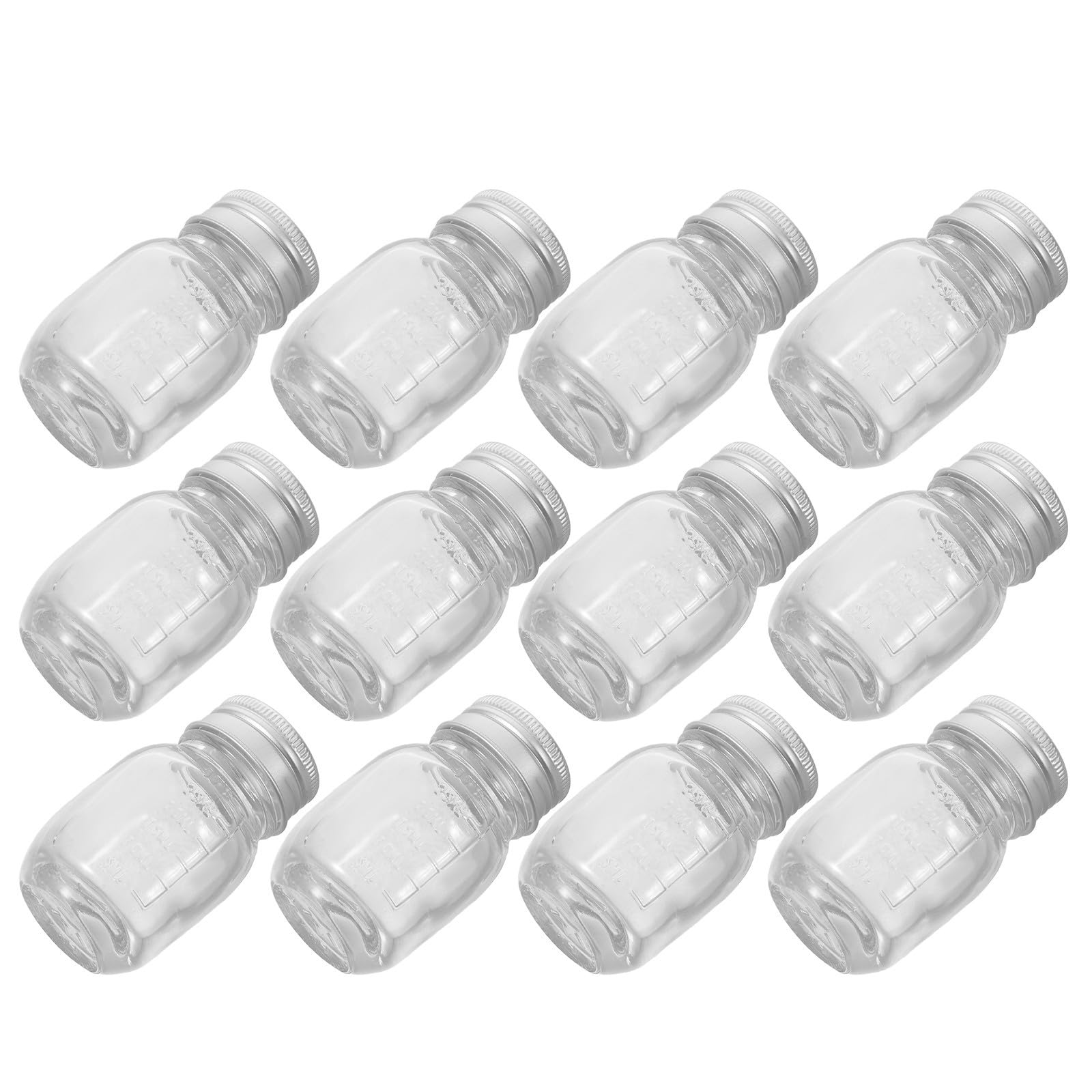 Flacons Réactifs Nettoyage Facile Verre Transparent 30ml Lot 12