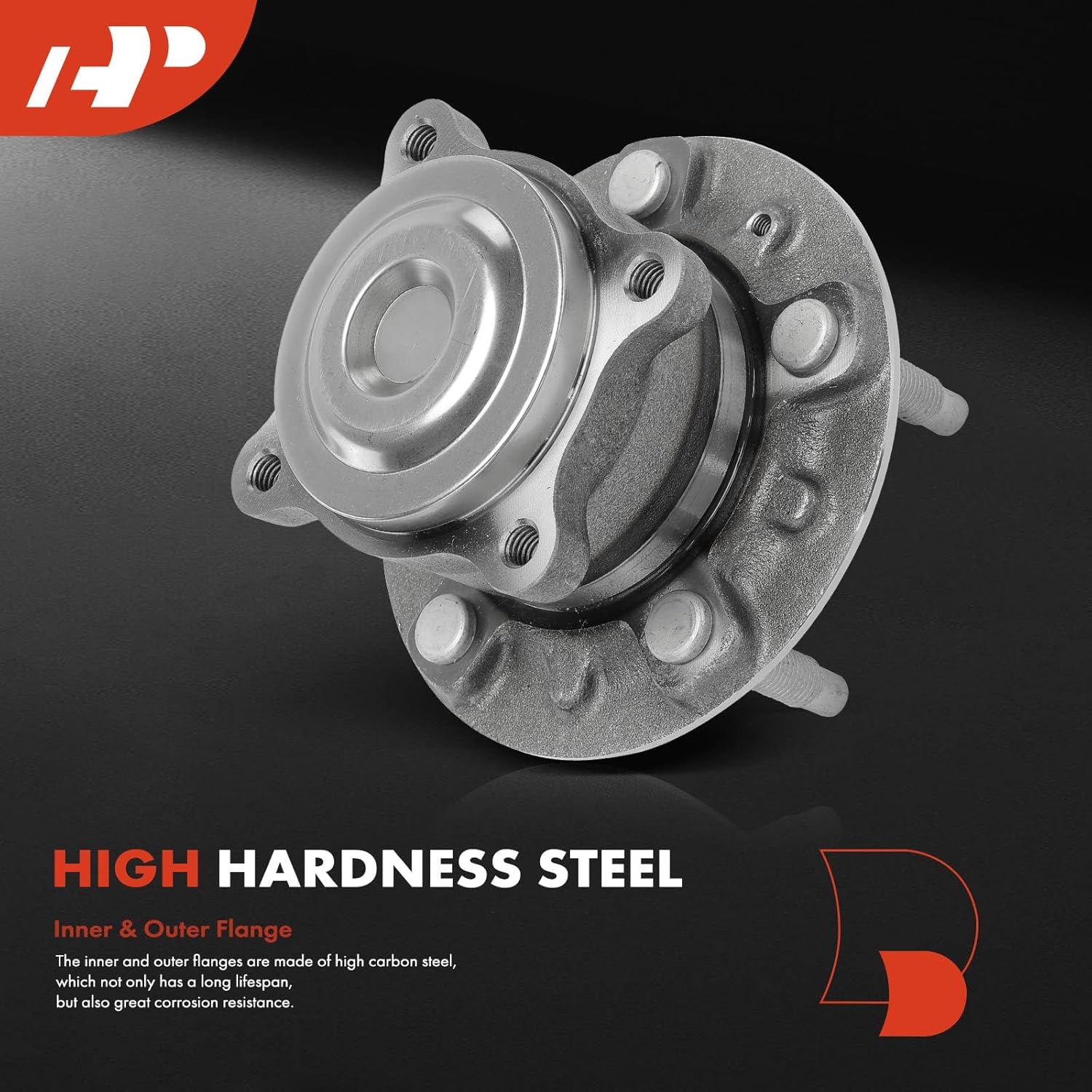 A-Premium 2 x Rear Wheel Bearing and Hub Assembly with 5-Lug Compatible with Chevrolet Cruze 2014-2015, Volt 2013-2015 & Buick Verano 2014-2017
