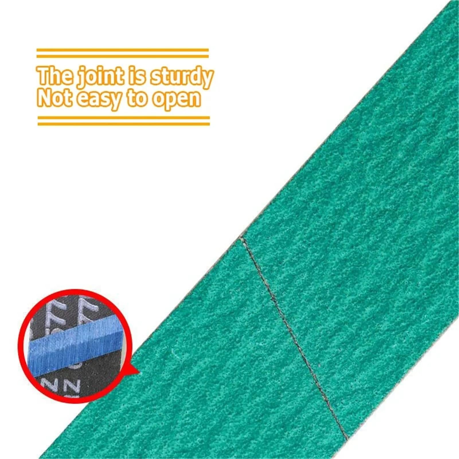 4 sztuki pasów ściernych z cyrkonii 2" x 48" – idealne do drewna, szkła i innych materiałów – ziarnistość 40#, 60#, 80#, 120#(P40x1220x50mm)