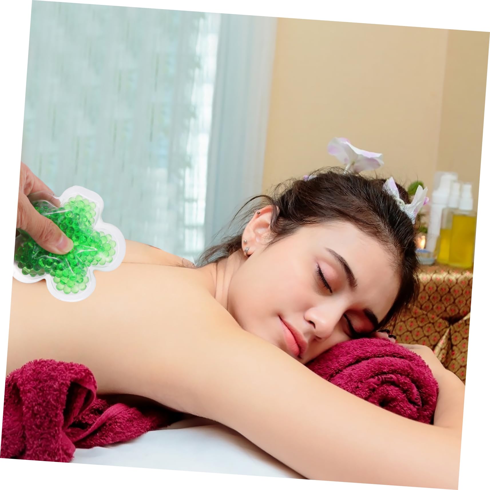 Impacco Caldo-freddo in Gel 4 Pezzi Verde per Primo Soccorso | Pvc Lavabile, Terapia Fredda, Formato Compatto, Confezione Multipla per Kit di Pronto Intervento