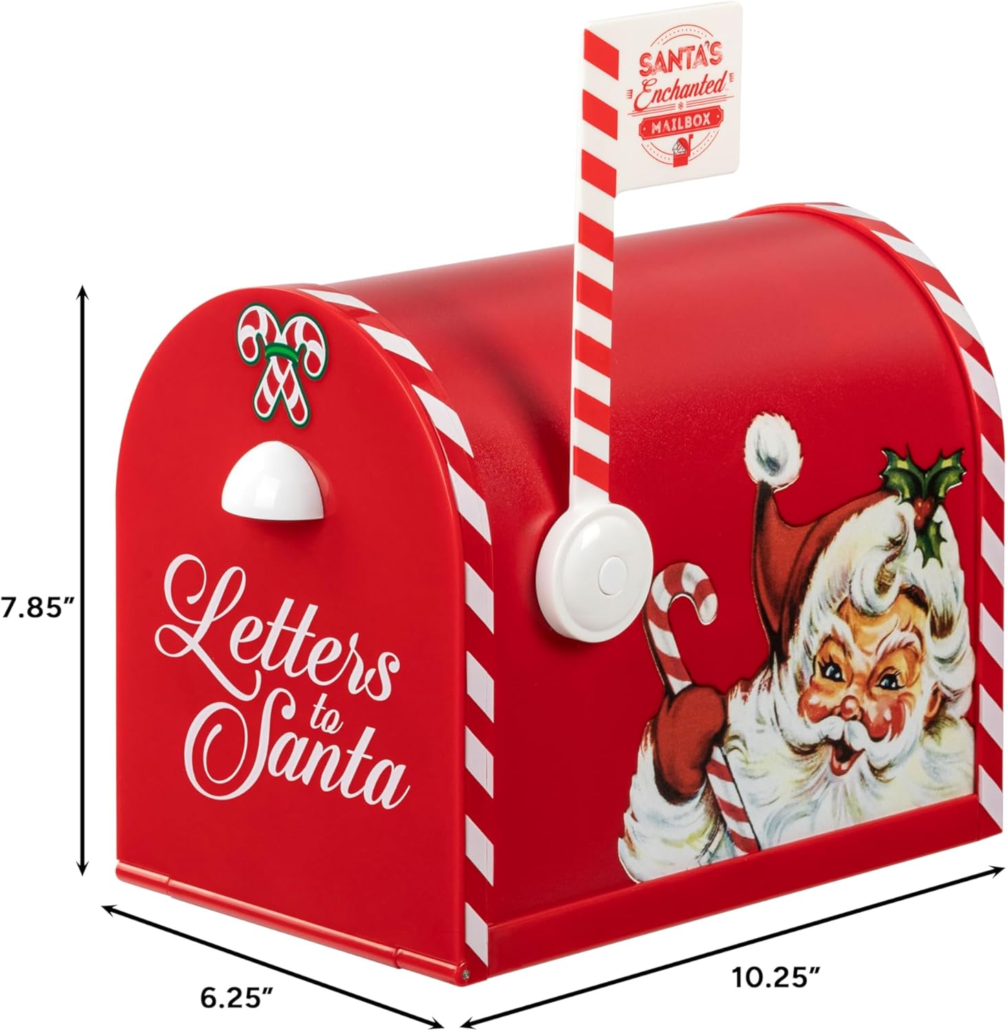 Mr. Christmas 10" Santa's Enchanted Mailbox - Small Version