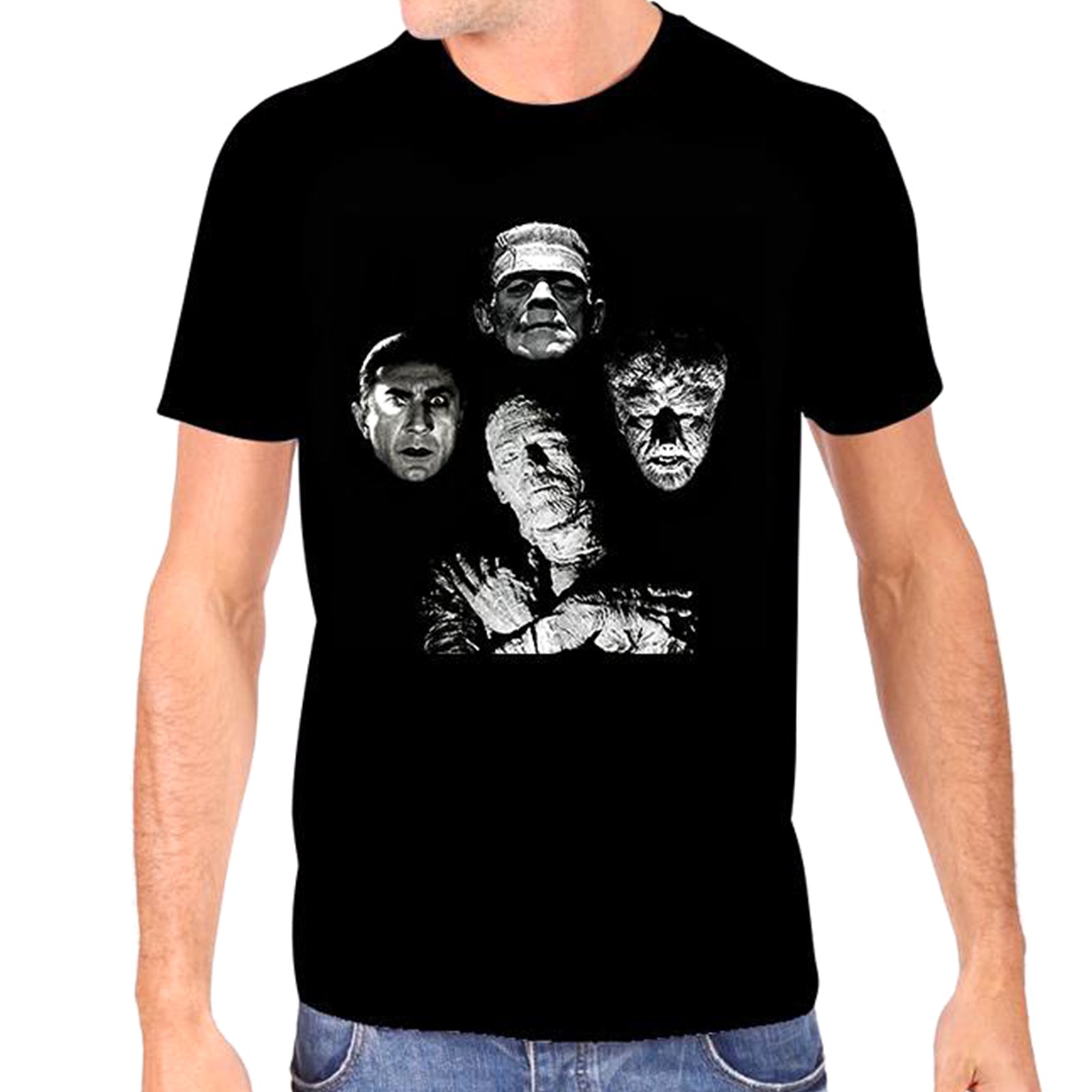 Rock RebelUniversal Monsters Men's Horror Band T-Shirt