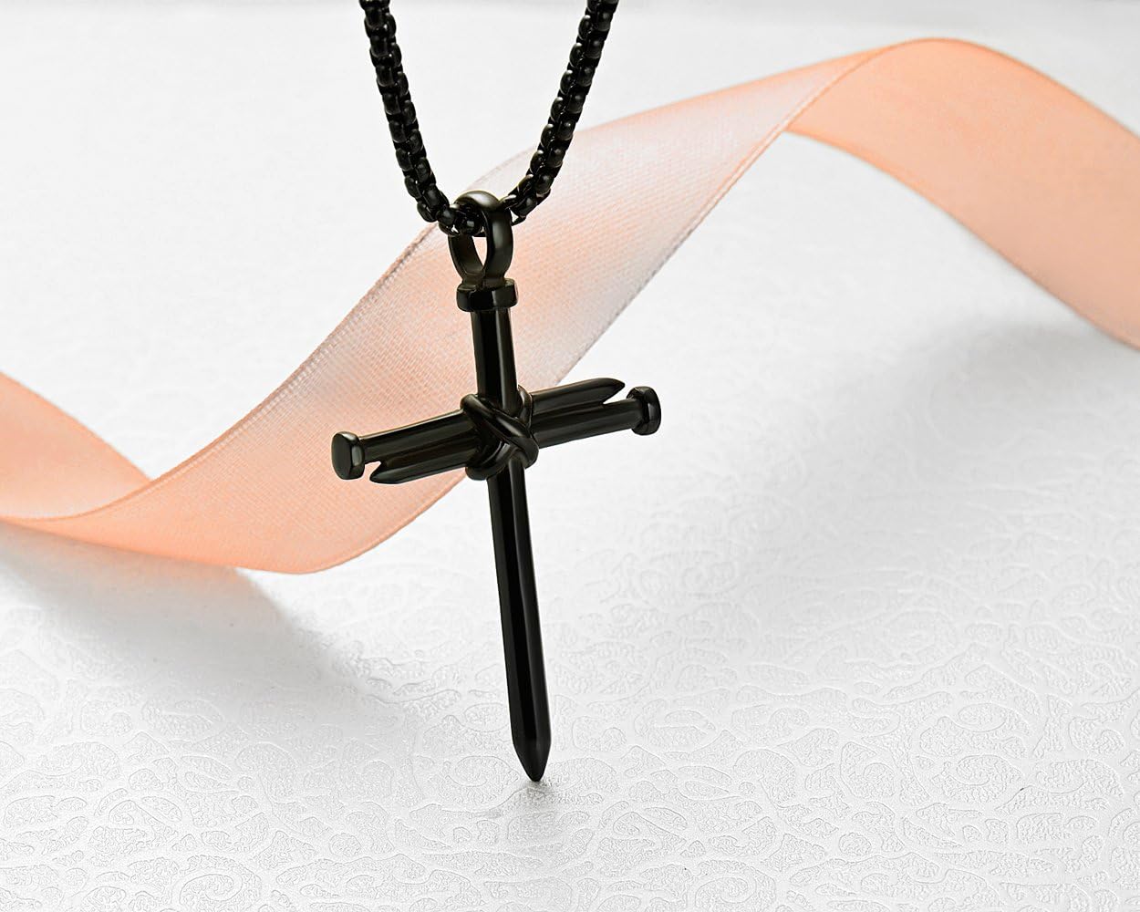 Rehoboth Men's Stainless Steel Nail Cross Pendant Nigeria Ubuy