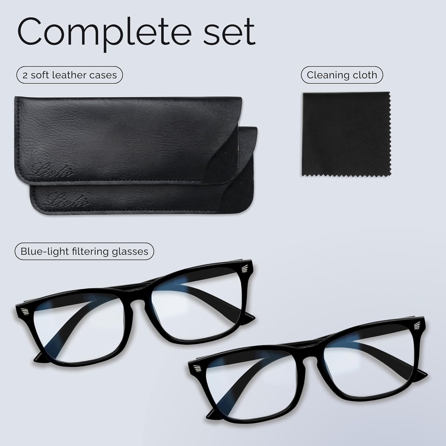 livho High Tech Blue Light Glasses - Advanced Blue Light Blocking Computer Glasses - Screen Fatigue & UV Protection - Image 8