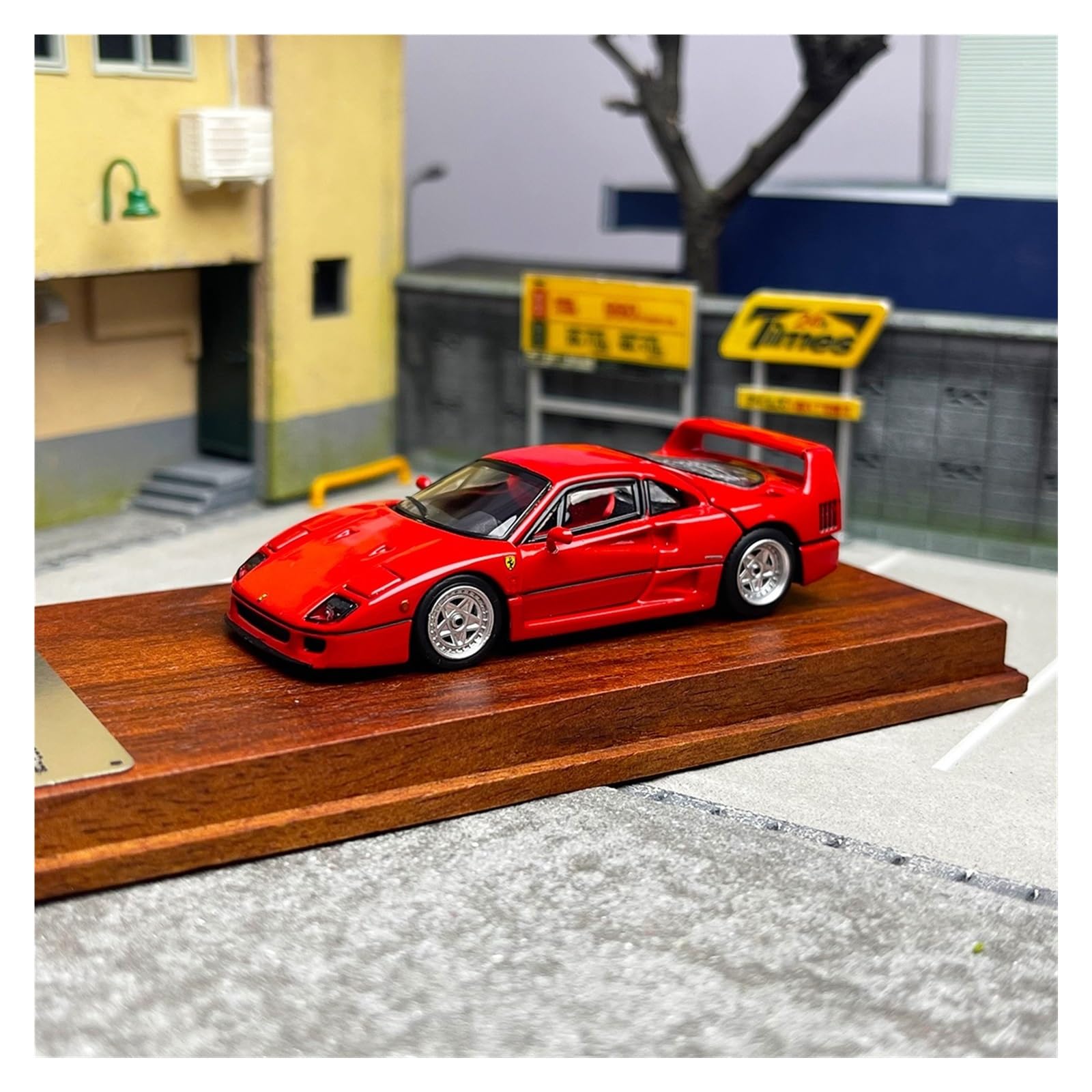 Amazon | ミニカー 1 64 フェラーリ F40 赤レトロスーパーカー合金ダイ