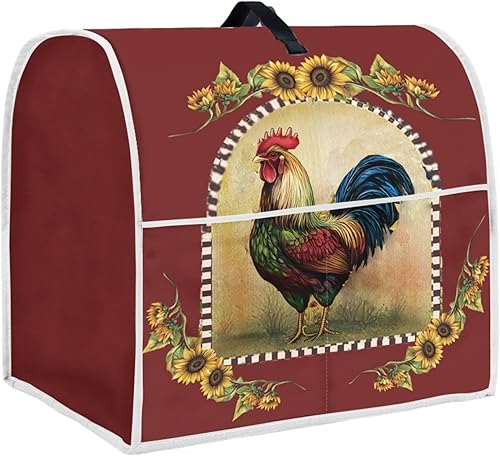 Upetstory Pollo Gallo Cocina Mezclador Tapas para Mezclador de Soporte 4.5-5 Cuarto de galón Tapa de Mezclador de Cabeza Inclinable Cubierta de