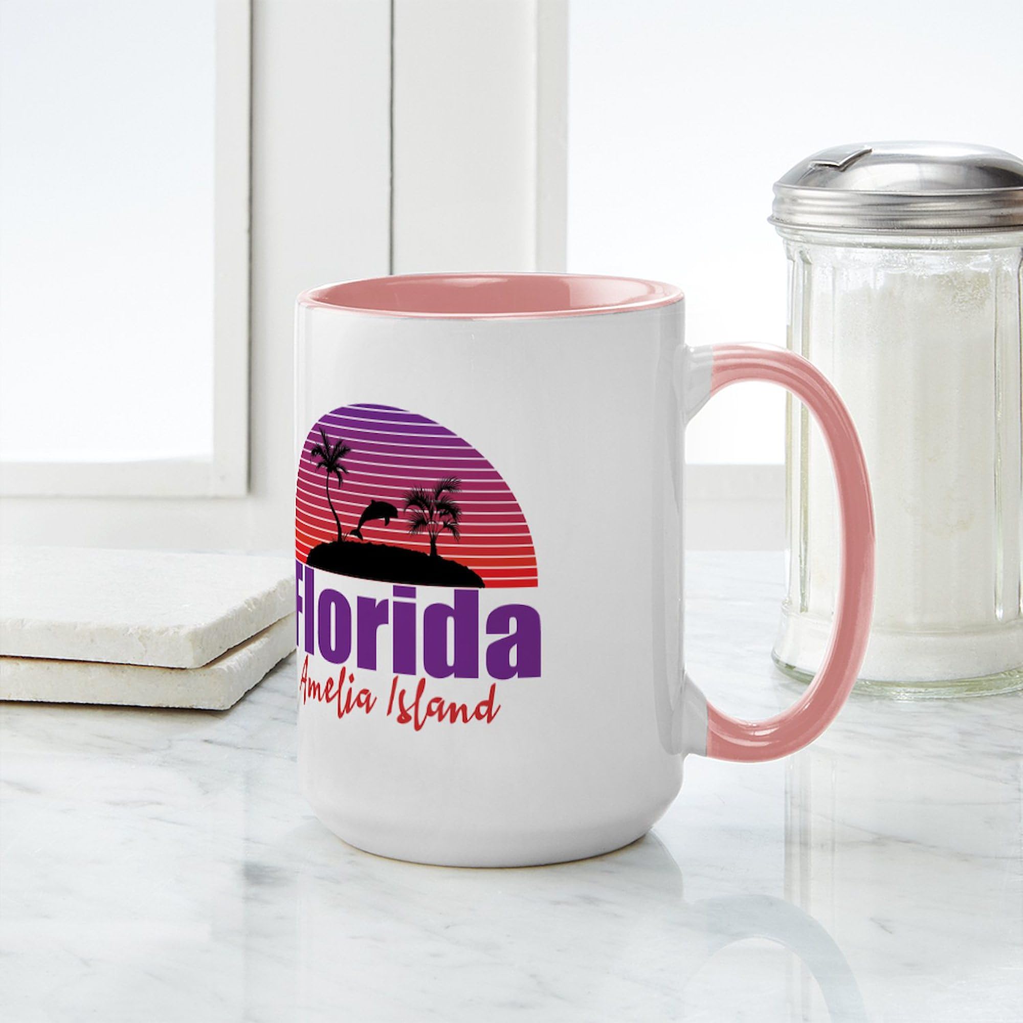 Amazon.com | CafePress Amelia Island Florida Mugs 15 oz (444 ml) Ceramic Coffee  Mug: Coffee Cups & Mugs