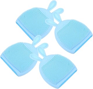 PACKOVE 4Piezas Cepillo De Limpieza Facial De Silicona Para Cuidado Color