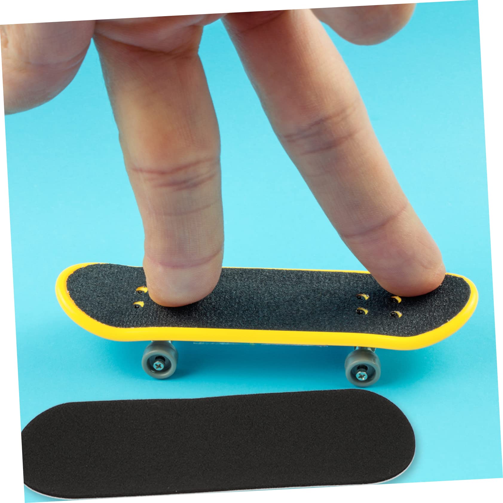 HOOTNEE Lot De 10 Autocollants Antidérapants Pour Finger Skateboard - Accessoires Mini Skate Flexibles - Garçon Et Fille