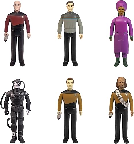 Miniatura 4 de Super7 Star Trek La próxima generación Worf 3.75 en figura de reacción