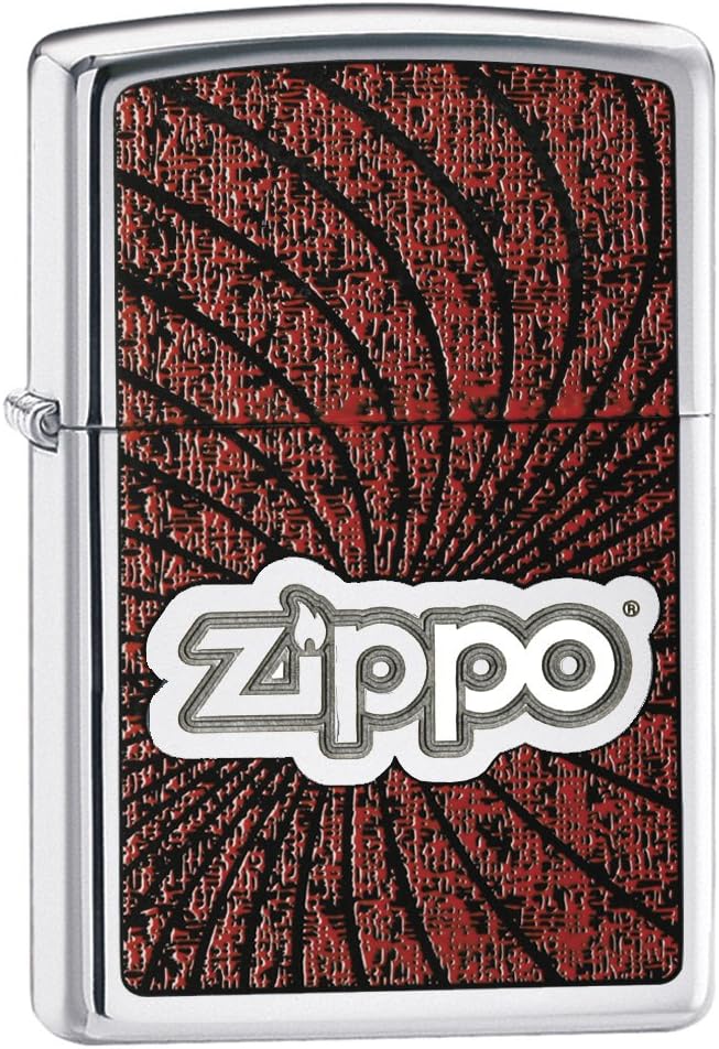 Zippo Lighter Spiral, High Polish Chrome