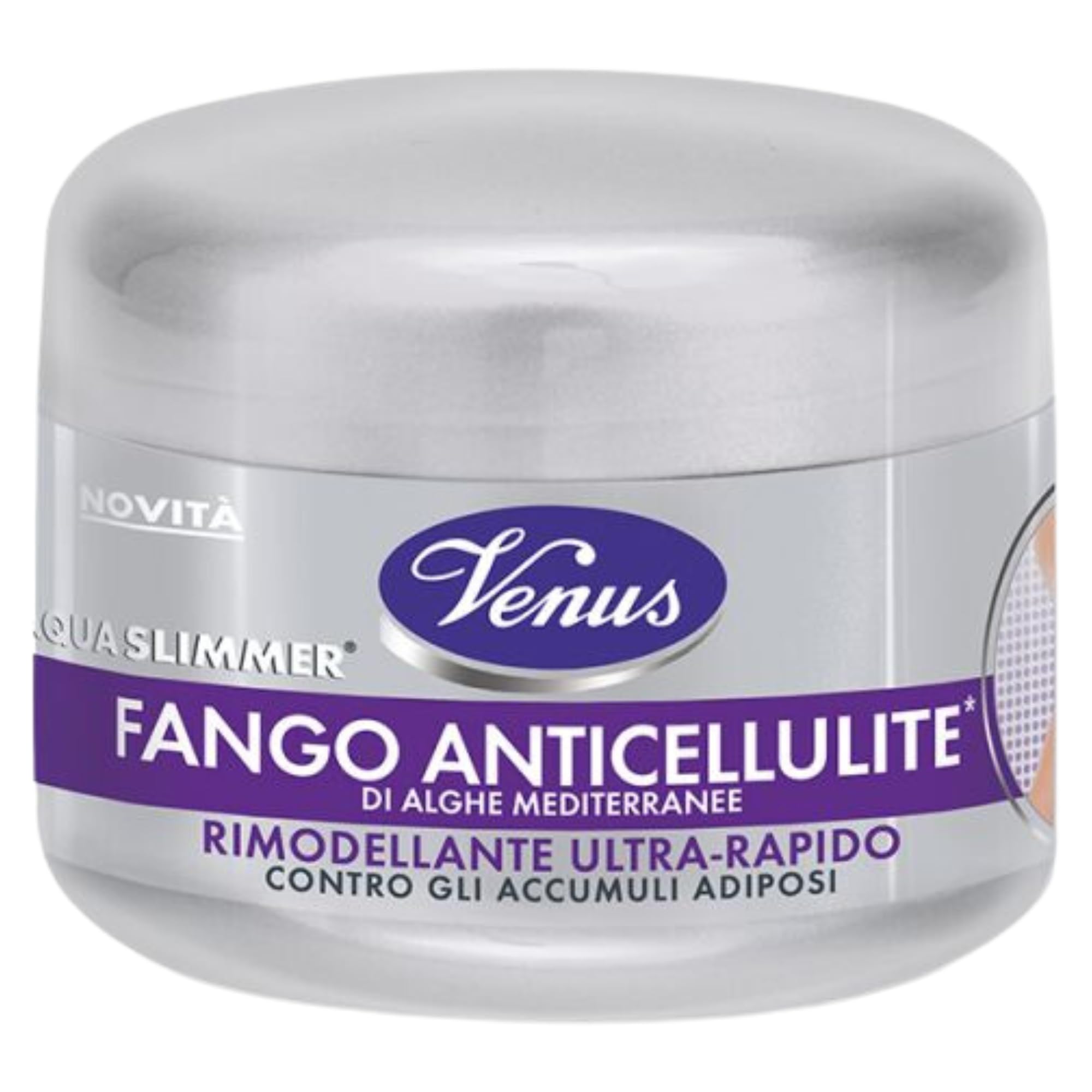 Fango Anticellulite Di Alghe Mediterranee. Rimodellante Ultra-Rapido, Contro Gli Accumuli Adiposi 500g