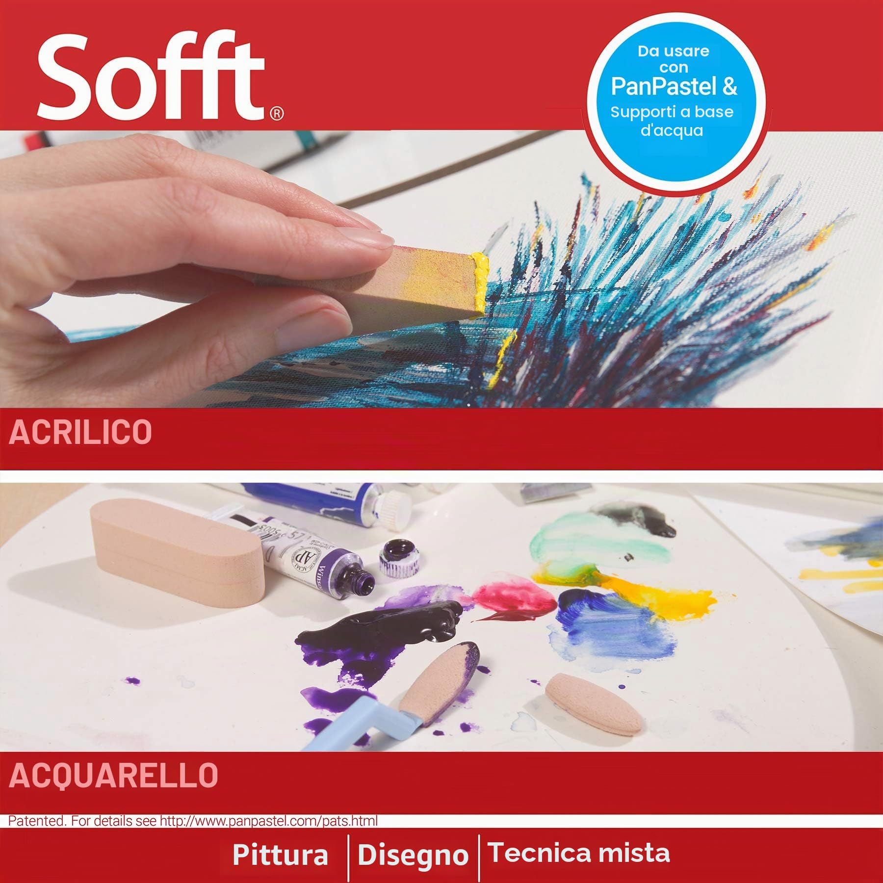 PanPastel Colorfin Sofft Tools Combinazione Set 44 pezzi, 44 pezzi (confezione da 1)