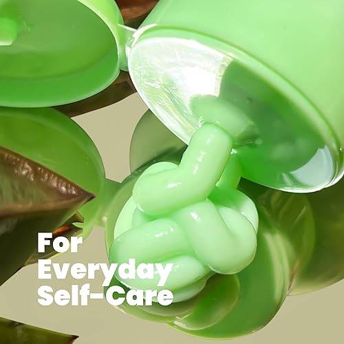 Miniatura 6 de ANYELUZ Acondicionador de aceite de argán de aloe vera, fórmula nutritiva rica en humedad y ligera, desenredante para todo tipo de cabello, uso