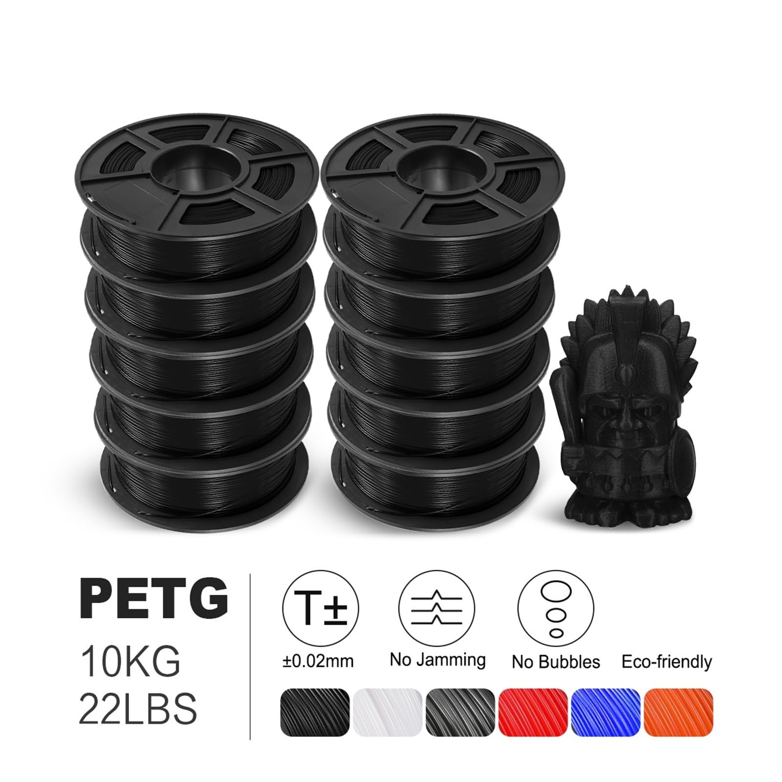 Filamentspule, PETG-3D-Druckerfilament