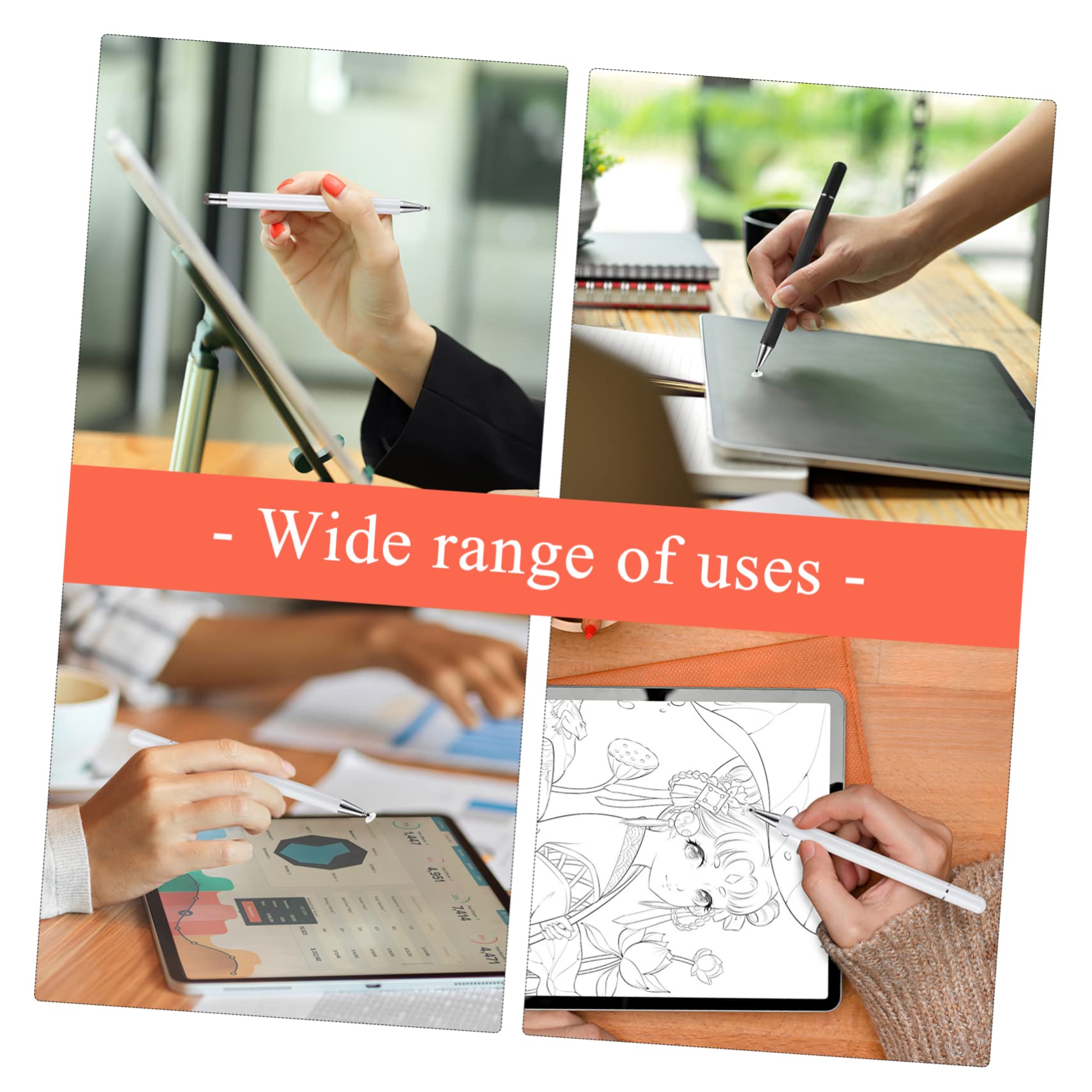 Hemobllo 10piezas Lápiz Stylus para Pantalla Táctil Bolígrafo Capacitivo De para Tablet y Teléfono Compatible Dispositivos Táctiles Diseño Ergonómico y
