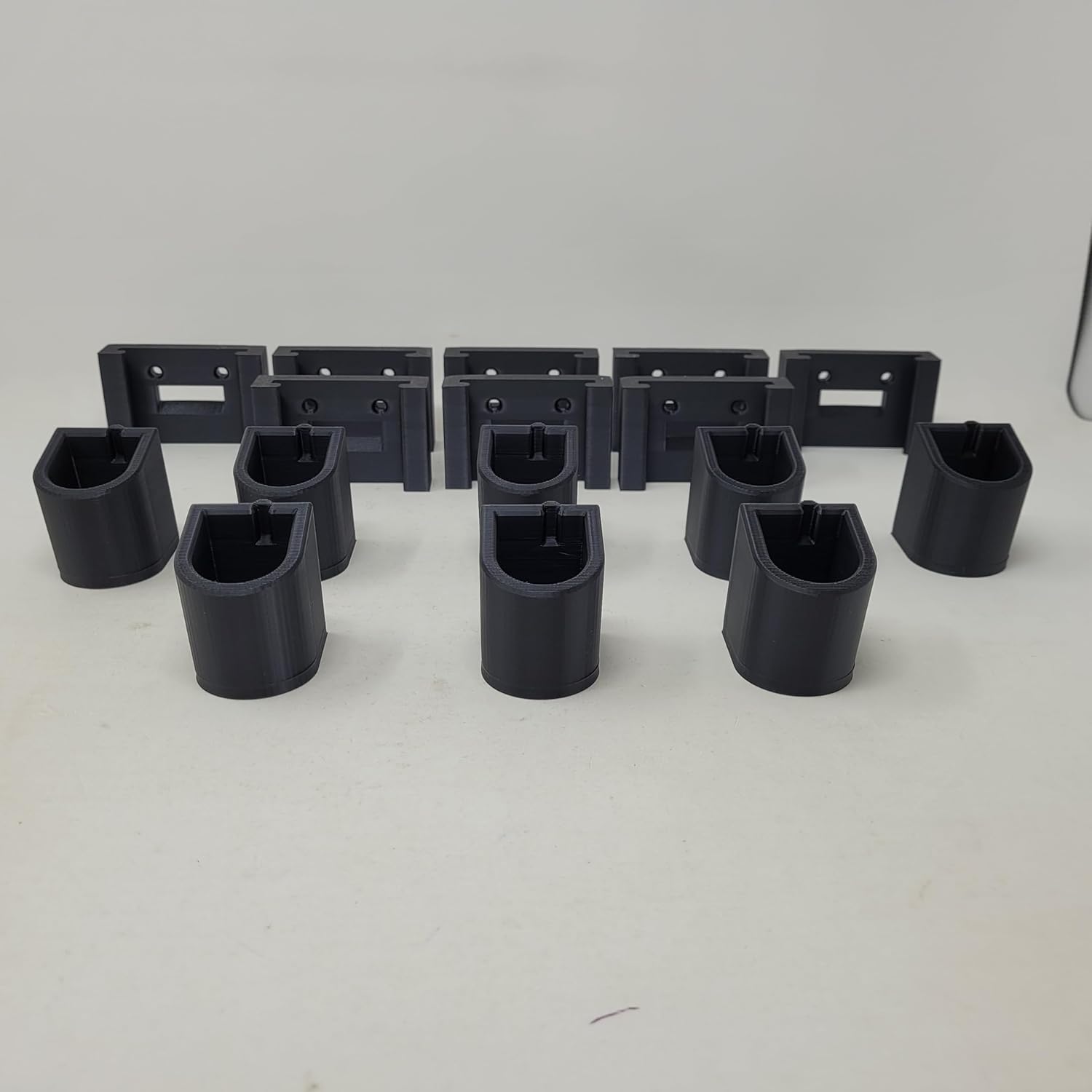 Fits Ryobi 18v & 40v Battery Holder Black 8 of Each Organizer