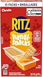 RITZ, Handi Snacks, Pack of 10, Individually Wrapped, School, Lunch, Crackers and Dip Made With Real Cheese, 27 g