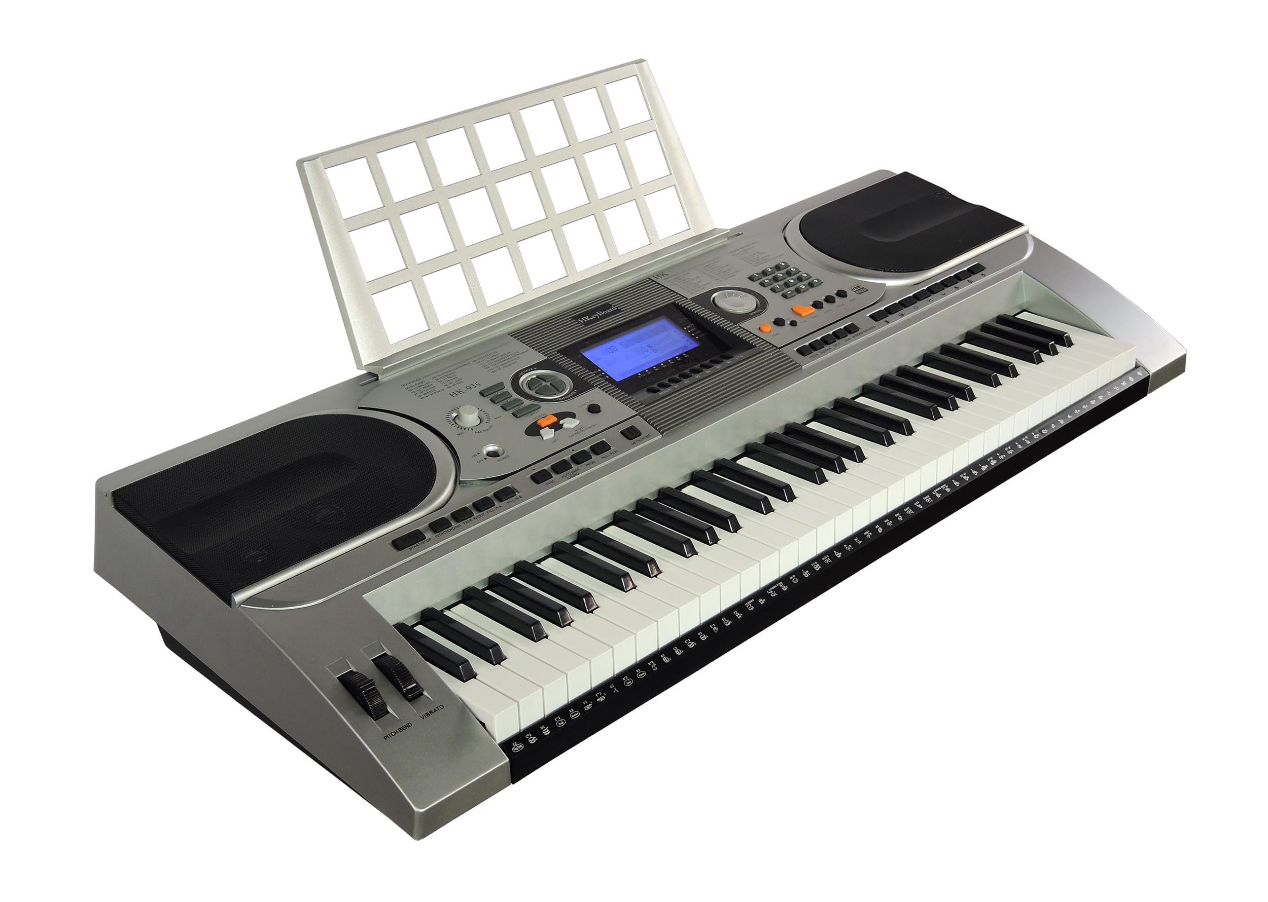 Teclado Musical Arranjador 61 Teclas HK-935 Midi - Profissional